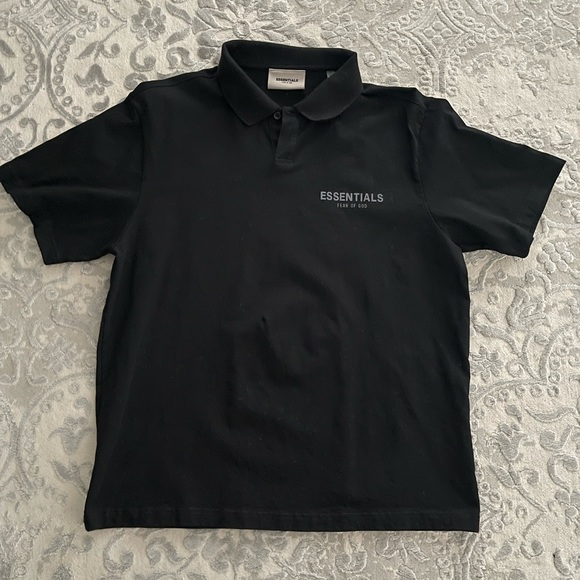 Fear of God Other - FOG Polo Shirt Black Large